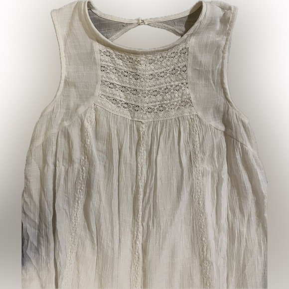 Baevely Chic Cream Sleeveless Mini Dress - Picture 2 of 7